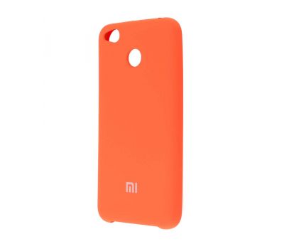 Чохол для Xiaomi Redmi 4x Silky Soft Touch помаранчевий