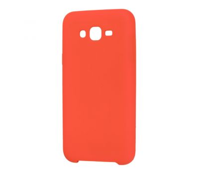 Чохол для Samsung Galaxy J7 (J700) Silicone помаранчевий
