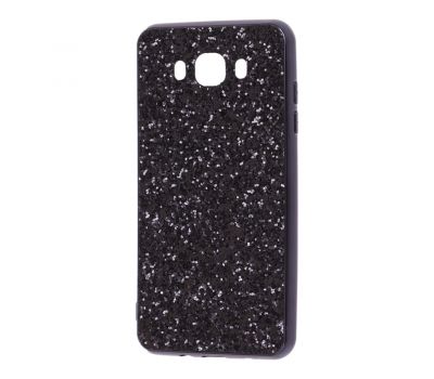 Чохол для Samsung Galaxy J7 2016 (J710) Shining sparkles з блискітками чорний