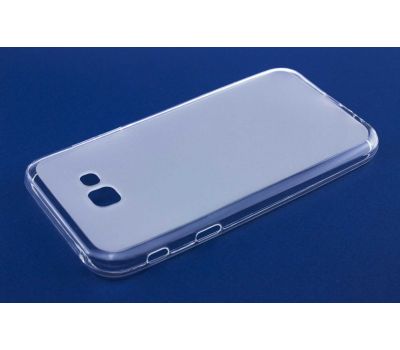 Чохол для Samsung Galaxy A7 2017 (A720) силіконовий матовий/прозорий 63108