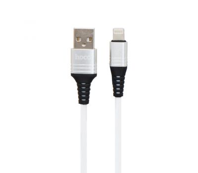 Кабель USB Hoco U46 Tricyclic lightning 2.0A (1.0 m) стальной