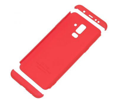 Чохол GKK LikGus для Samsung Galaxy A6+ 2018 (A605) 360 червоний 630659