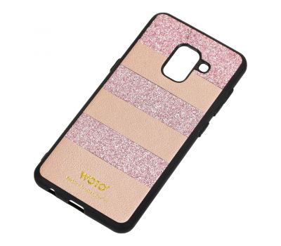 Чохол для Samsung Galaxy A8 2018 (A530) woto рожевий 630713