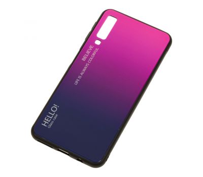 Чохол для Samsung Galaxy A7 2018 (A750) Hello glass малиновий 632719