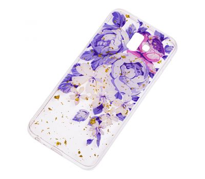 Чохол для Samsung Galaxy J6+ 2018 (J610) Flowers Confetti "піони" 632567
