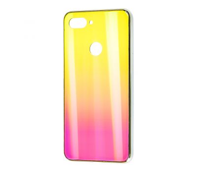 Чохол для Xiaomi Mi 8 Lite Aurora glass жовтий