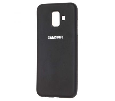 Чохол для Samsung Galaxy A6 2018 (A600) Silicone cover чорний