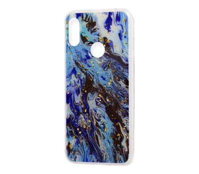 Чохол для Huawei Y6 2019 Art confetti "перелив" блакитний