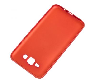 Чохол для Samsung  J7 (J700) Soft матовий червоний 636675