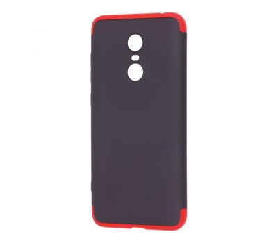 Чохол GKK LikGus для Xiaomi Redmi 5 Plus 360 чорно-червоний 637657