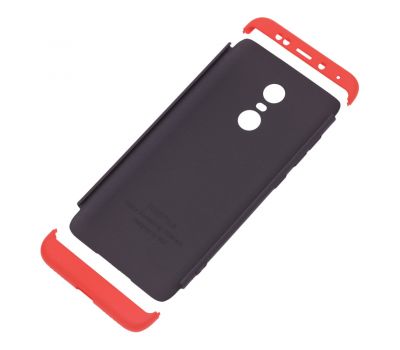 Чохол GKK LikGus для Xiaomi Redmi 5 Plus 360 чорно-червоний 637658
