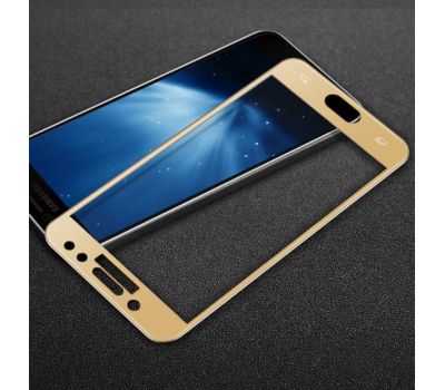 Скло 3D для Samsung Galaxy J5 2017 (J530) Mocolo золотий