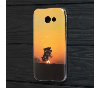 Чохол для Samsung Galaxy A5 2017 (A520) IMD з малюнком дерево на заході сонця
