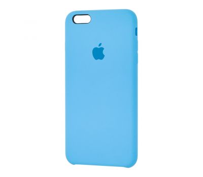 Чохол silicone case для iPhone 6 Plus блакитний 638398