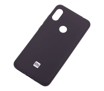 Чохол для Xiaomi Redmi Note 6 Pro Silicone cover чорний 641610