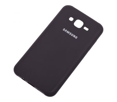 Чохол для Samsung  J7 (J700) Silicone cover чорний 642324