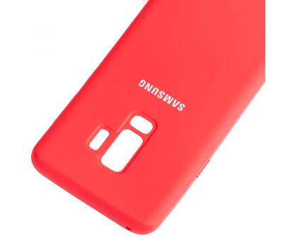 Чохол для Samsung Galaxy S9+ (G965) Silicone cover червоний 645427
