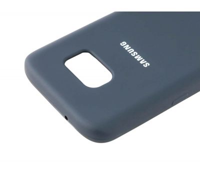 Чохол для Samsung Galaxy S7 (G930) Silky Soft Touch темно синій 645244