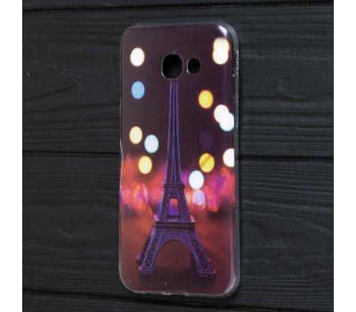 Чохол для Samsung Galaxy A5 2017 (A520) IMD з малюнком ейфелева вежа вночі