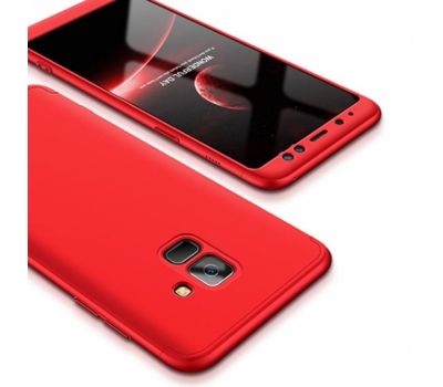 Чохол GKK LikGus для Samsung Galaxy A8 2018 (A530) 360 червоний