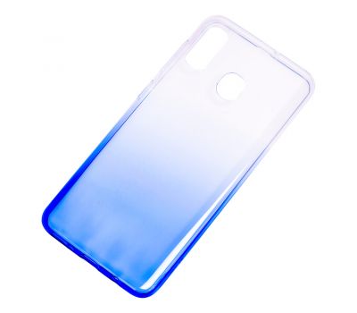 Чохол для Samsung Galaxy A20/A30 Gradient Design біло-блакитний 652697