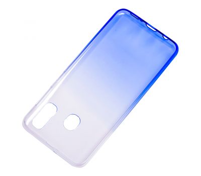 Чохол для Samsung Galaxy A20/A30 Gradient Design біло-блакитний 652698