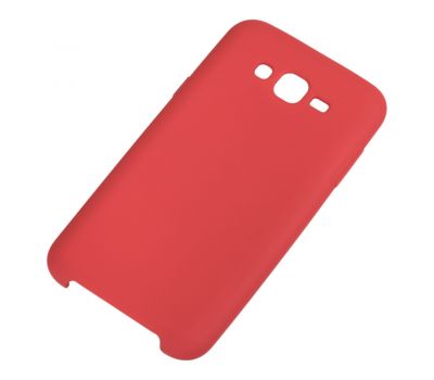 Чохол для Samsung Galaxy J7 (J700) Silicone червоний 656374