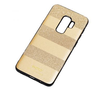 Чохол для Samsung Galaxy S9+ (G965) woto з блискітками золотистий 656387