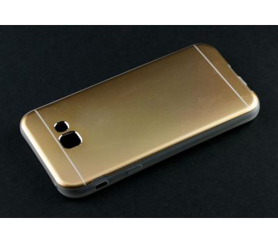 Чохол для Samsung Galaxy A7 2017 (A720) KMC металевий золотистий 66690