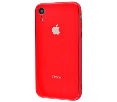 Чохол для iPhone Xr glass червоний