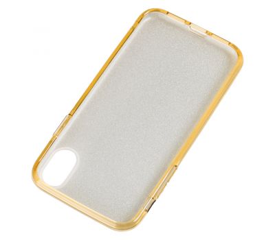 Чохол для iPhone Xr Shining Glitter золотистий 661073