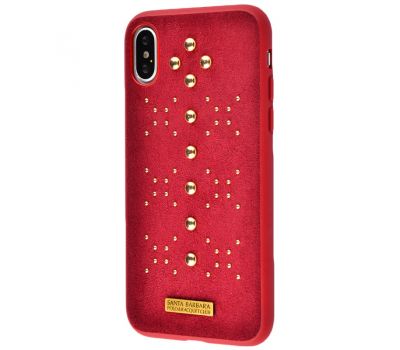 Чохол для iPhone X Polo Aisha (Leather) червоний