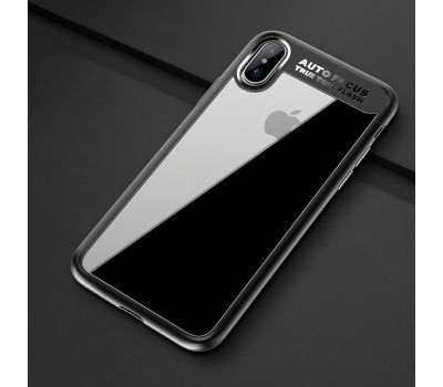Чохол для Apple iPhone X Rock Clarity чорний