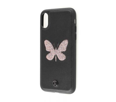 Чохол для iPhone X Luna Aristo метелик чорний
