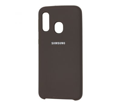 Чохол для Samsung Galaxy A40 (A405) Silky Soft Touch "какао"