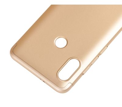 Чохол GKK LikGus для Xiaomi Redmi Note 5 / Note 5 Pro 360 золотистий 667176