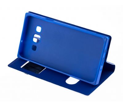 Чохол книжка для Samsung Galaxy A3 (A300) із вікном синій 67100