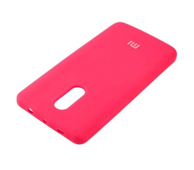 Чохол для Xiaomi Redmi Note 4x Silky Soft Touch рожевий 670565