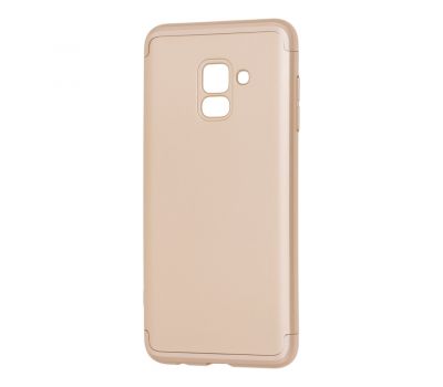 Чохол GKK LikGus для Samsung Galaxy A8 2018 (A530) 360 золотистий 674183