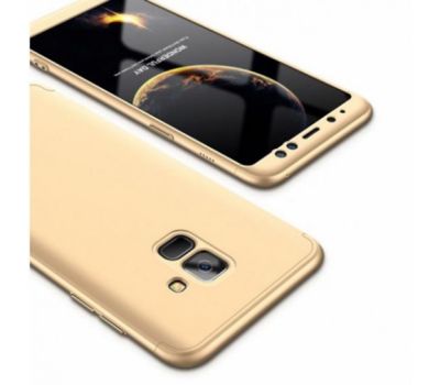 Чохол GKK LikGus для Samsung Galaxy A8 2018 (A530) 360 золотистий
