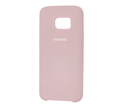 Чохол для Samsung Galaxy S7 (G930) Silky Soft Touch "блідо-рожевий"