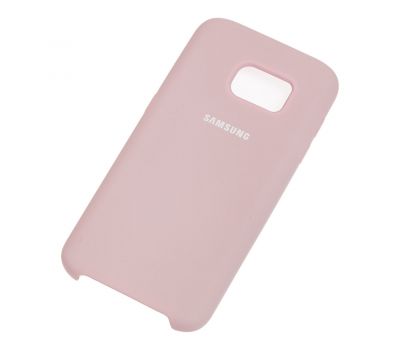 Чохол для Samsung Galaxy S7 (G930) Silky Soft Touch "блідо-рожевий" 682348