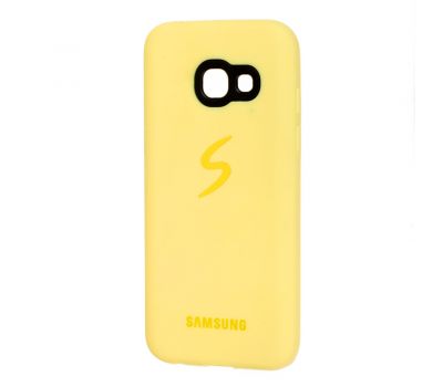 Чохол для Samsung Galaxy A3 2017 (A320) Silicon case жовтий