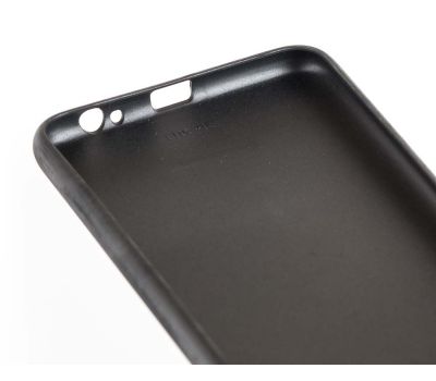 Чохол для Samsung Galaxy A6+ 2018 (A605) Leather + Shining чорний 684973