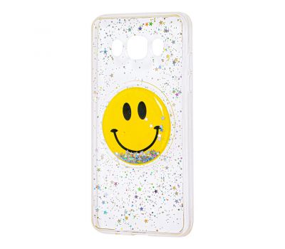Чохол для Samsung Galaxy J5 2016 (J510) рідкі блискітки іграшка "Smile"