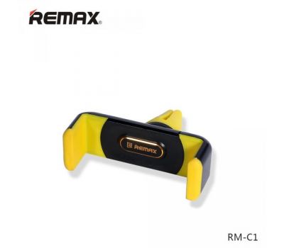 Автотримач holder для смартфона Remax RM-C01 чорно-жовтий