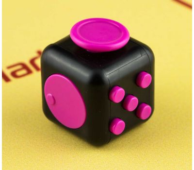Спіннер Fidget Cube чорний/фіолетовий