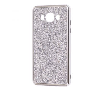 Чохол для Samsung Galaxy J7 2016 (J710) Shining sparkles з блискітками сріблястий