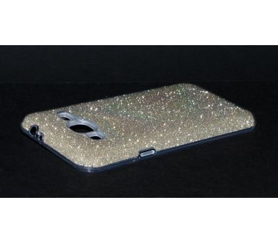 Чохол для Samsung Galaxy J7 (J700) Shining Glitter з блискітками золотистий 70616