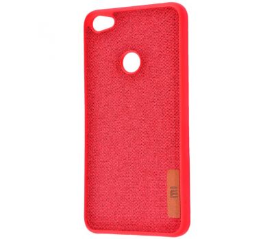 Чохол для Xiaomi  Redmi Note 5A Prime Label Case Textile червоний